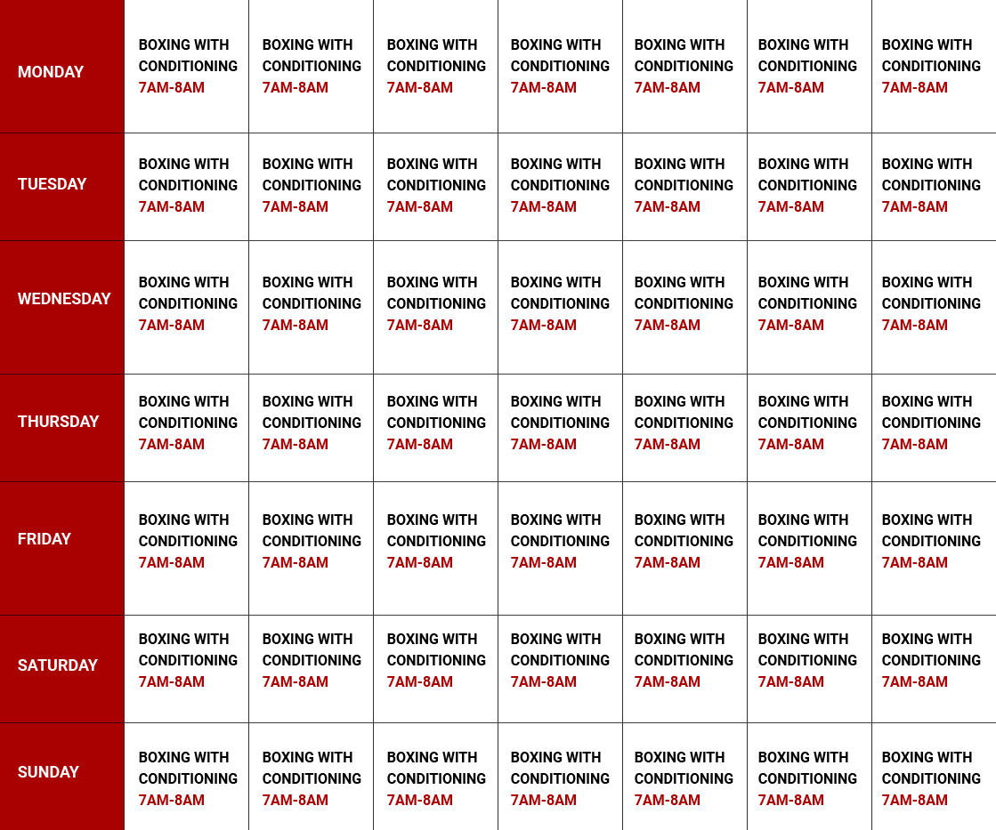 timetable